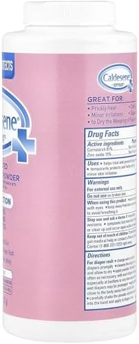 Caldesene medicated powder for diaper rash and chafing protection