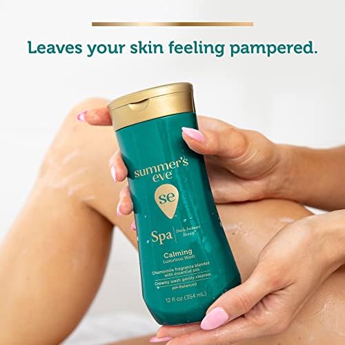 Authentic USA imported Summer's Eve feminine wash packaging details