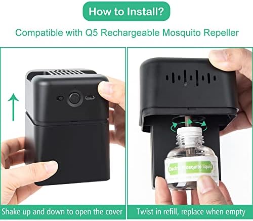 Ddrihlees 280 hour mosquito repellent refill details