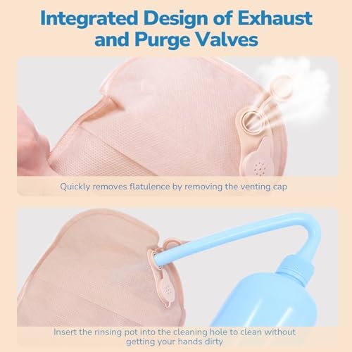 Heagimed medical ostomy kit contents including twenty stoma bags and twenty aromatherapy tablets.