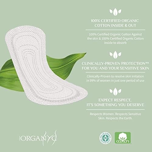 Authentic Organyc feminine care liners imported from USA for Indian consumers