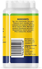 Talc free foot powder for odor control with natural essential oils for athletes.