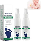 Quellora tea tree oil foot spray two pack front view on a clean backdrop