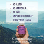 Naked Nutrition natural vitamin E supplement side label showing mixed tocopherols
