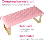 Nail arm rest showing space for UV nail lamp underneath.