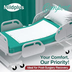 Mildplus incontinence pads showing strength cloth backing