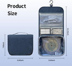 Compact medical supply bag standing upright on a bathroom counter.