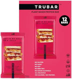 TRUBAR Vegan Protein Bar, Get In My Belly Pb & Jelly, Gluten Free, Plant Based, High Fiber, Dairy Free, Low Fat, Non GMO, No Sugar Alcohols, 12G Lean Protein, 13G Fiber, Healthy Snack Bars, 12 CT - Image 2