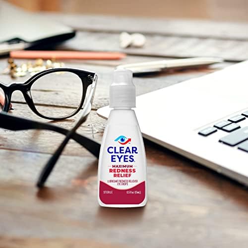 Clear Eyes ophthalmic solution for soothing burning and itchy eyes.