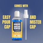 Berkland pain-free bandage remover for sensitive skin application.