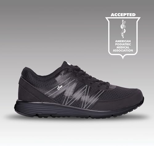 Diawin wide fit trainers for men designed for hallux and swollen feet.