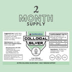 FireWaterStar Colloidal Silver Spray four ounce packaging details