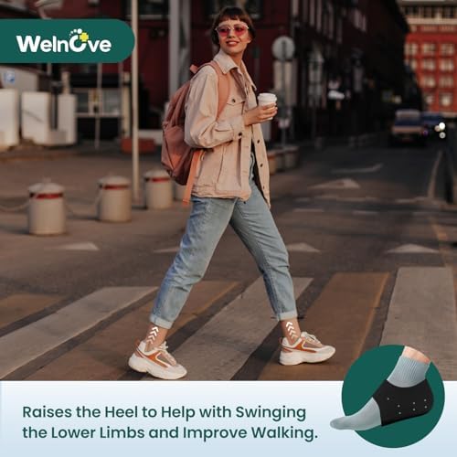 Welnove heel support sleeves for Achilles tendonitis and cracked heel care.