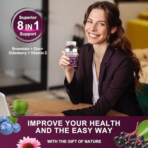 GORNVB imported USA wellness quercetin gummies packaging details