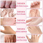 Hydrating hand peel spa gloves for dry rough hands