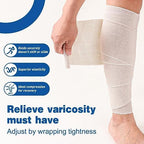 Two rolls of AZEN 6 inch elastic bandages for injury recovery