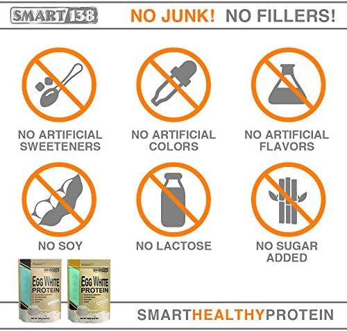 Scoop of Smart138 vanilla protein powder highlighting smooth texture.