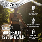 Sovereign Silver Bio Active Silver Hydrosol nasal mist packaging showing 10 PPM concentration