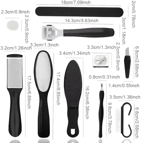 Stainless steel foot rasp and callus remover tools for dead skin