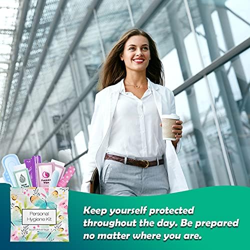 Compact travel period kit for teenagers and school backpacks
