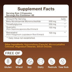 Imported USA premium NMN supplement 4 in 1 daily vitality formula packaging