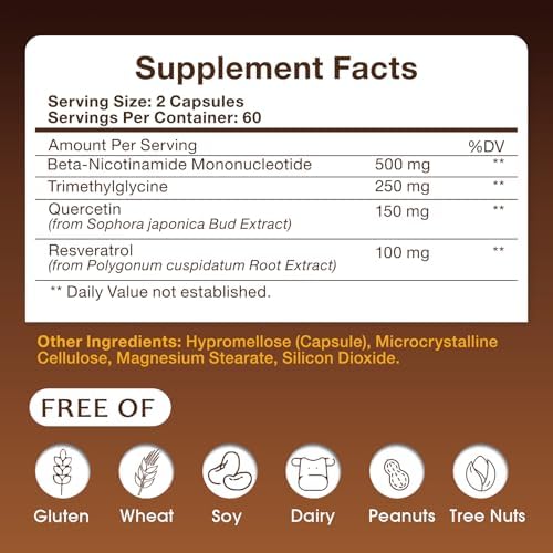 Imported USA premium NMN supplement 4 in 1 daily vitality formula packaging