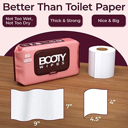 Flushable biodegradable adult wet wipes for bathroom and travel use