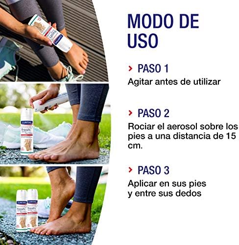 Curitas Foot Expert Fresh Active spray for tired feet relief