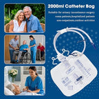 BeHerk catheter bag 3 pack retail packaging layout.