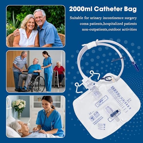 BeHerk catheter bag 3 pack retail packaging layout.