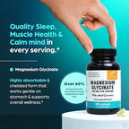 Sandhu's Nutrition Magnesium Glycinate with Quercetin supplement facts panel and nutritional ingredients layout