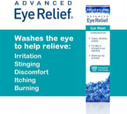 Back label of Bausch and Lomb Eye Wash showing ingredients and usage directions