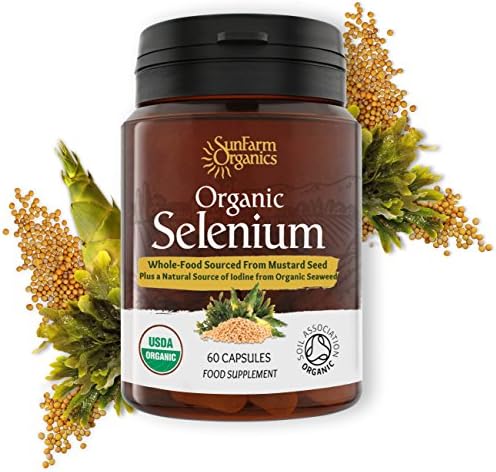 Earthier Organic Selenium with Iodine and Silica vegan capsules layout close up