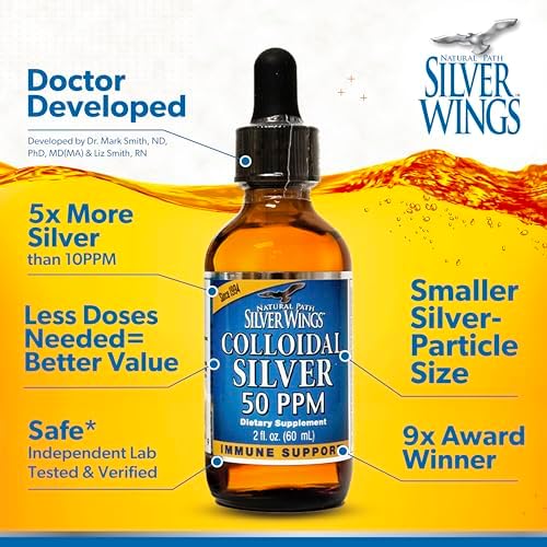 Natural Path Silver Wings true colloid mineral liquid spray mechanism close up view