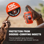 Ben's family friendly odorless bug spray packaging back view text.