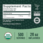 Side profile of SMNutrition thyroid support liquid supplement bottle