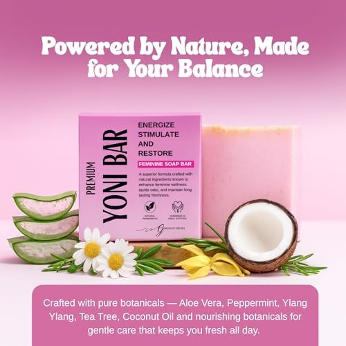 Imported USA feminine hygiene soap for daily external cleansing and hydration.