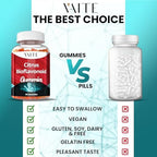 Authentic bottle of VAITE Citrus Bioflavonoid 60 count gummies for cardiovascular support