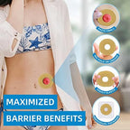 Close up look at the 2mm thickness of the premium hydrocolloid extender ring