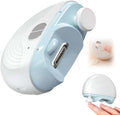 Poouty Electric Smart Nail Clipper front view with LED light
