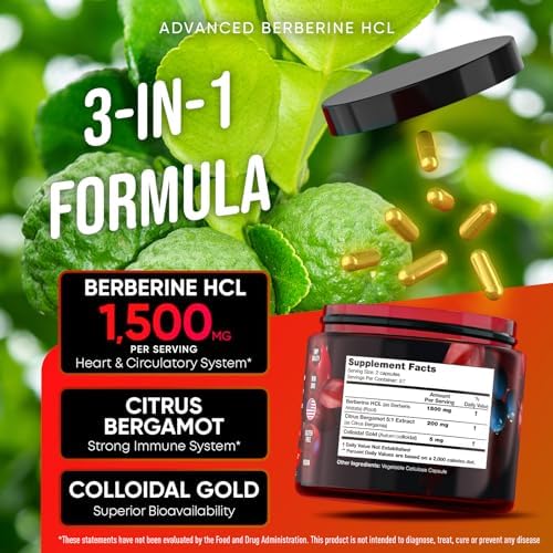 Joyli Berberine Supplement Heart Care Package capsules and bottle