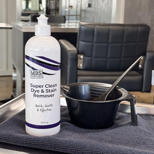 pH balanced skin safe hair dye stain remover for professional use