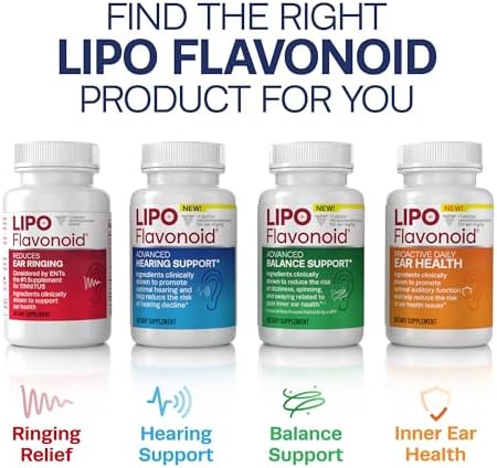 Lipo-Flavonoid supplement bottle showing the recommended daily dosage instructions for the initial and maintenance phases.