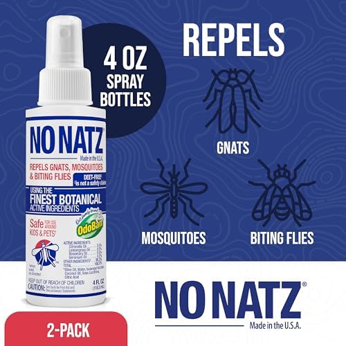 No Natz plant-based insect repellent twin pack packaging