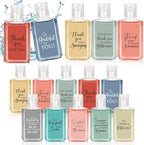Piuaeue 50Pcs Thank You Mini Hand Sanitizer Bulk Employee Appreciation Gifts Inspirational Small Hand Sanitizer 1fl oz Travel Size Hand Soap Gift for Team Coworker Teacher Nures Office (Classical) - Image 1