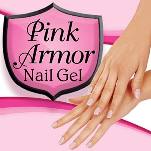 Ontel Armor pink nail lacquer for beautiful nails and long lasting gel protection