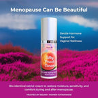 Organic plant based estriol cream for women experiencing menopause symptoms.