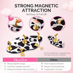Two cloud shaped magnetic bases with metal nail holders