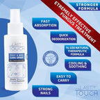 Authentic USA imported foot spray for moisturizing and strengthening nails.