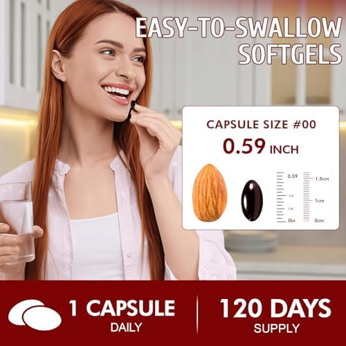 NenMaoKeNu antioxidant softgels daily dosage and safety seal verification close up